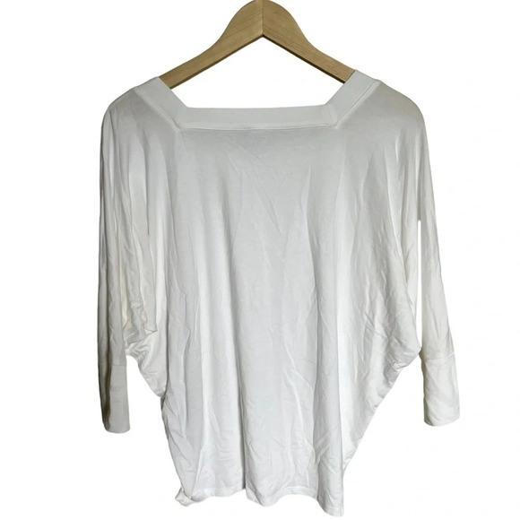 Chico’s • White Square-Neck Top - Picture 4 of 9